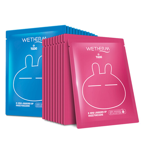 温碧泉（WETHERM） 兔斯基系列面膜长效补水净白修护组合面膜贴套装护肤品男女通用保湿化妆品 【补水净白】兔斯基面膜贴22片