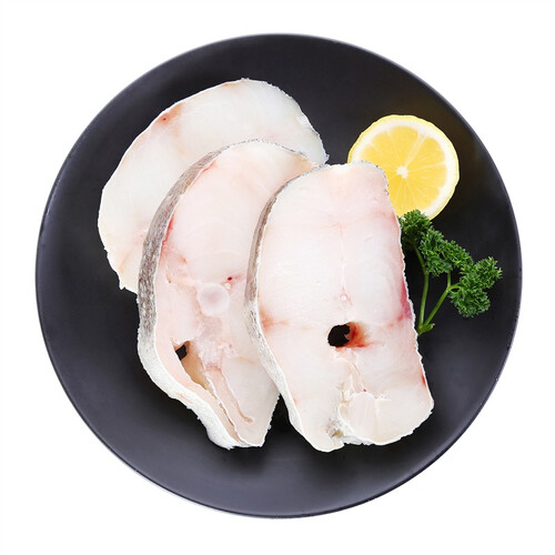 京东超市鲜元素 冷冻太平洋真鳕鱼500g 4-6块 袋装 火锅烧烤食材 海鲜水产