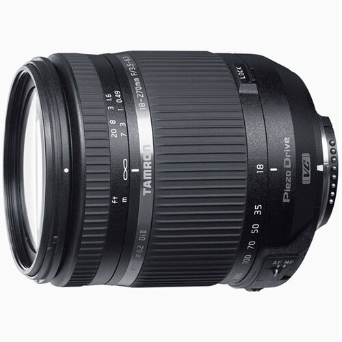腾龙（Tamron）B008TS 18-270mm F/3.5-6.3 Di II VC PZD 15倍大变焦防抖镜头 （尼康卡口）