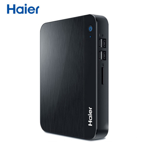 海尔（Haier）云悦mini S-J9S 迷你主机台式电脑商用办公mini主机(四核J3160 8G 256G SSD WIFI 正版Win10)