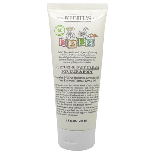 科颜氏（Kiehl's）宝宝脸部润肤霜200ml婴儿面霜儿童营养身体舒缓保湿滋润孕妇可用