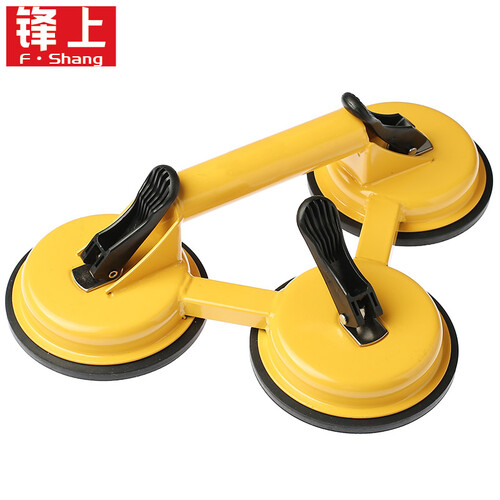 京东超市锋上瓷砖吸提器铝合金玻璃吸盘强力瓷砖吸盘地板吸提器 玻璃吸盘【3爪】