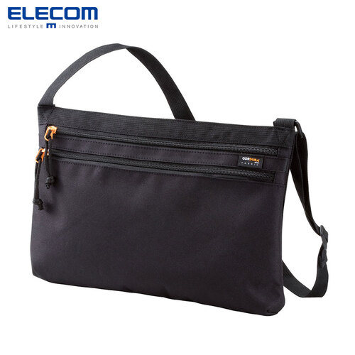 宜丽客（ELECOM） 斜挎休闲贴身运动单肩包 多功能包可调节 时尚旅行便携单肩包男士 贴身包