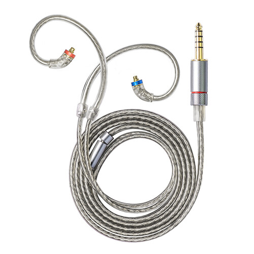 飞傲（FiiO） 四股单晶铜镀银MMCX接口耳机升级平衡线 LC-4.4B