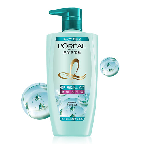 京东超市欧莱雅（LOREAL）透明质酸水润洗发露500ml