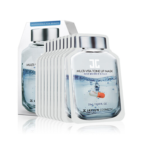 海囤全球韩国进口 捷俊JAYJUN 多种维生素面膜 25ml 10片/盒 补水保湿提拉紧致滋润男女通用