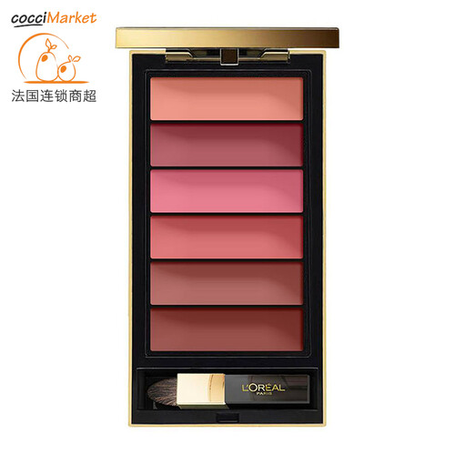 海囤全球欧莱雅（LOREAL）纷泽琉光奢润唇釉 滋润保湿唇彩(彩妆 唇膏 口红)法国原装6m 口红盘-裸色系
