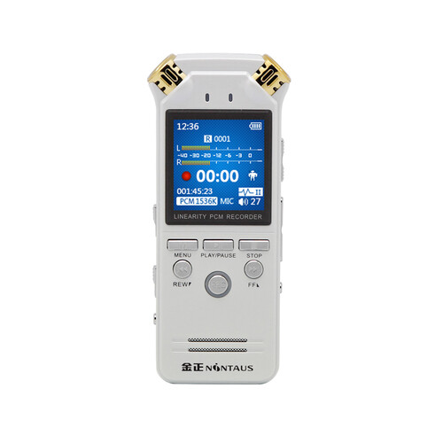 金正 A50录音笔专业降噪 高清远距调音台内录HIFI MP3播放器 白色8G