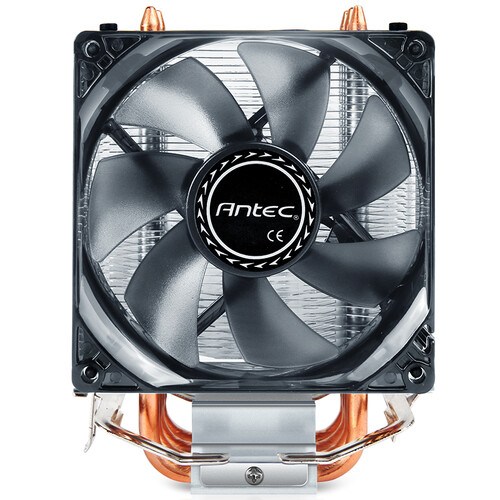 安钛克(Antec)战虎A40战斗版 CPU散热器 送导热硅脂硅胶(纯铜4热管/9cm风扇/LED蓝光风扇/电脑主机箱显卡风冷