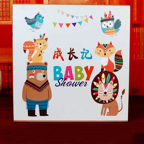 乾越（qianyue）5寸6寸7寸盒装插袋插页式相册实用创意礼品送女生毕业礼物送同学创意相册成长记