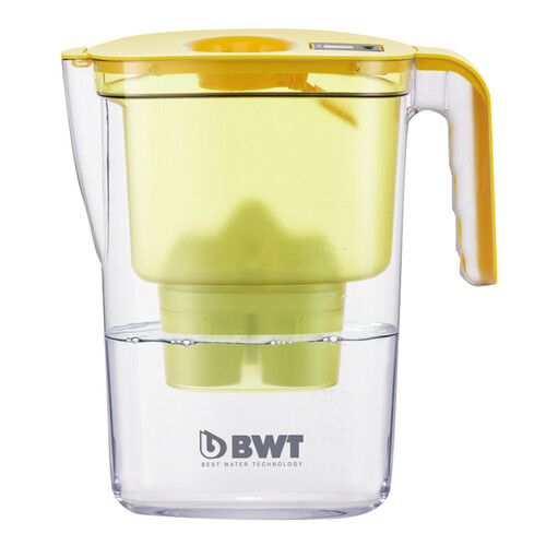 海囤全球倍世（BWT）Vida电子2.6L 镁离子家用办公室过滤净水壶净水器 饮水机净水机过滤 1壶1滤芯德国进口黄色