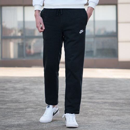 耐克NIKE 男子 运动裤 直筒裤 CLUB OH 长裤 休闲裤 804396-010黑色L码