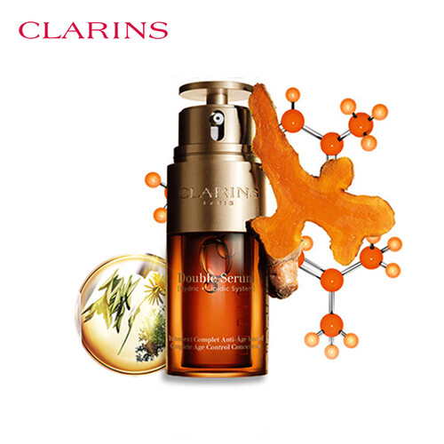 海囤全球娇韵诗（CLARINS）双萃焕活修护精华露（黄金双瓶） 30ml