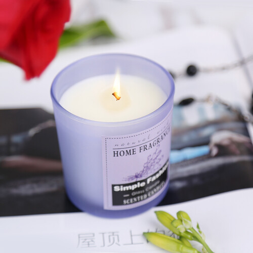 京东超市绿之源 香薰蜡烛薰衣草340g 蜡烛浪漫求婚蜡烛生日精油蜡烛无烟清新 除异味