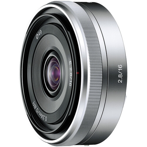 索尼（SONY）E 16mm F2.8 APS-C画幅广角定焦微单相机镜头 E卡口（SEL16F28）室内 风光 夜景 街拍