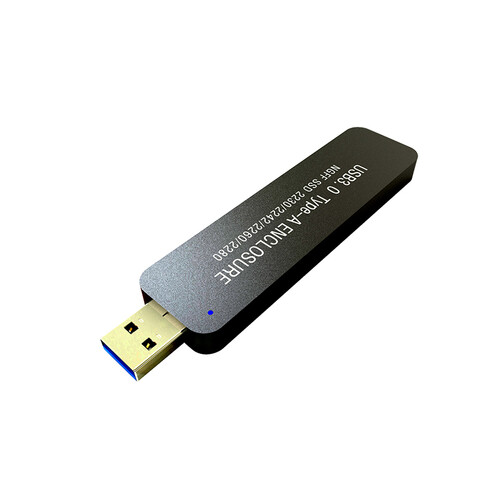 comtop COMTOP M2转USB3.0 2280 NGFF固态移动硬盘盒 U盘式 黑色