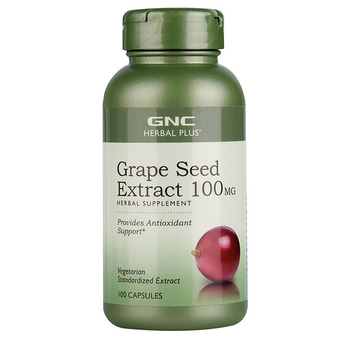 海囤全球健安喜 GNC 葡萄籽粉胶囊 100mg*100粒/瓶  美国进口