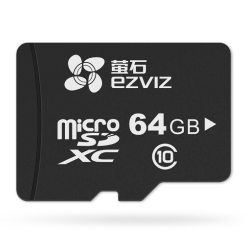 萤石（EZVIZ）视频监控 摄像头 专用Micro SD存储卡TF卡 64GB Class10  海康威视 旗下品牌