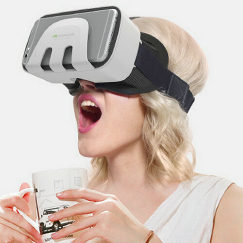 SHINECON VR千幻魔镜五代眼镜3d虚拟现实眼镜box手机头戴式游戏头盔360度全景家庭影院 八爪鱼