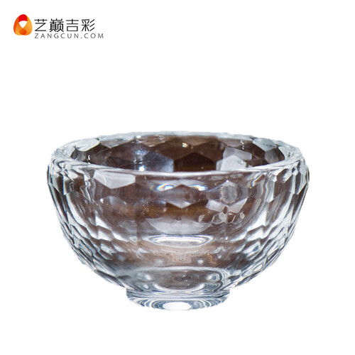 艺巅吉彩 藏传佛教用品 白色水晶供水杯 供佛杯佛堂七供八供碗直径5cm
