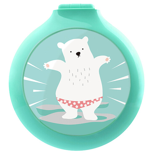 台湾artiart梳子折叠化妆镜子梳生日礼物送女友气囊按摩梳创意礼品便携小镜梳套装随身旅游抖音同款抱抱熊