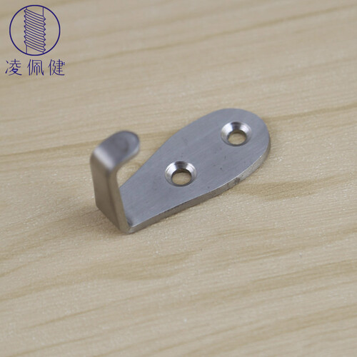 凌佩健 加厚不锈钢衣钩 洗浴室冲凉房洗手间挂钩挂靠 门钩子 墙钩壁挂 L63517