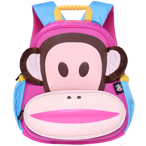 京东超市大嘴猴（Paul Frank）幼儿园书包 小班儿童书包韩版背包 小童包 书包 PKY2082B玫红