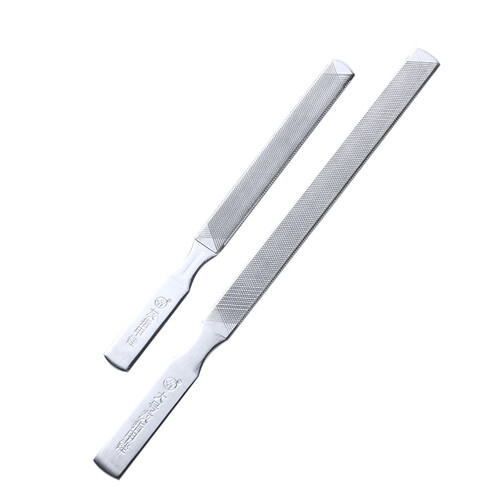 天艺牌大号灰指甲抛光用-加厚不锈钢指甲锉刀长13-18CM 13CM短款