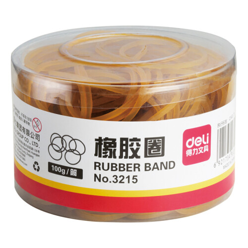 得力（deli） 橡皮筋/橡胶圈/ 乳胶圈 办公文具 财务用品 橡胶圈 100g