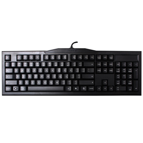 樱桃（Cherry）MX2.0 G80-3800  机械键盘 有线键盘 游戏键盘  全尺寸机械键盘 窄边无钢板 黑色 青轴 自营