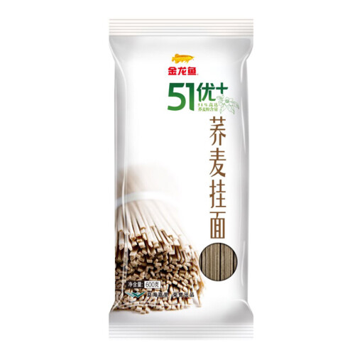 京东超市金龙鱼 面条 51优+荞麦挂面600g