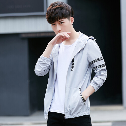 森州狼爪（SENZHOULANGZHUA） 防晒衣男轻薄透气皮肤衣女学生韩版户外防晒服运动衣1799 灰色男款 L