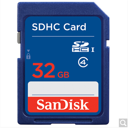 Sandisk 闪迪 闪存卡大卡 SD大卡 SDHC存储卡 适用相机 笔记本 车载播放等 32G小白盒包装