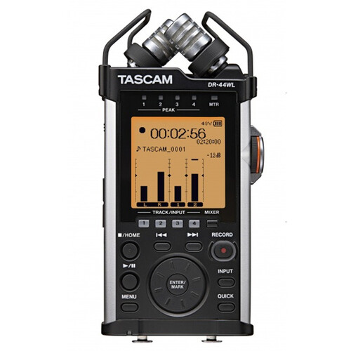 TASCAM DR-44WL 4G 带WIFI功能线性PCM录音机 HIFI播放器 微电影录音 4音轨录音 96K 24bit录音