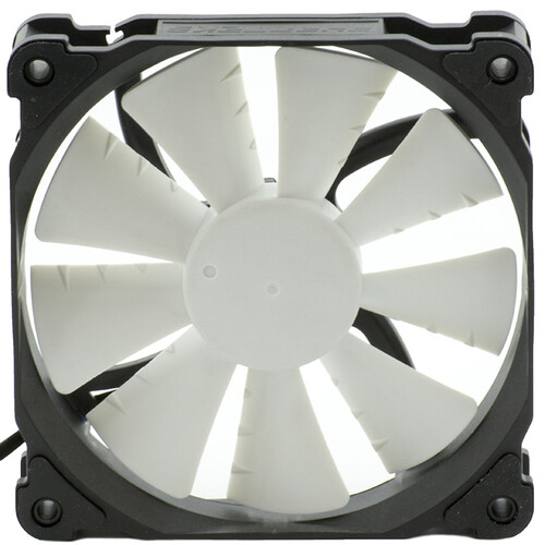追风者(PHANTEKS) F120XP大风量版 黑白 12公分机箱冷排散热风扇 4针PWM温控(液压轴/聚流叶片/避震垫/静音)