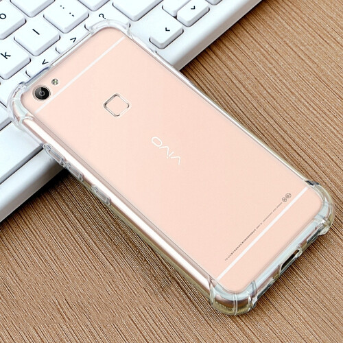 奥多金 手机保护套壳 适用于VIVO X6/X6S/X6A/X6SA Plus(5.7英寸)四角防摔透明软壳+配挂绳