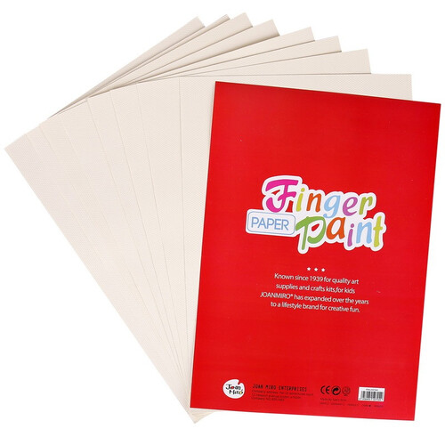 京东超市美乐(JoanMiro)儿童手指画用纸白纸幼儿画画纸玩具 JM07049