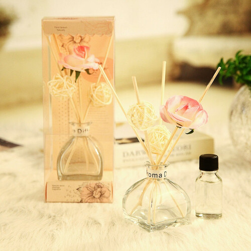 京东超市晟旎尚品 香薰 无火香薰精油套装 净化除味房间卧室内 清新空气 香水瓶 海洋香型送补充液