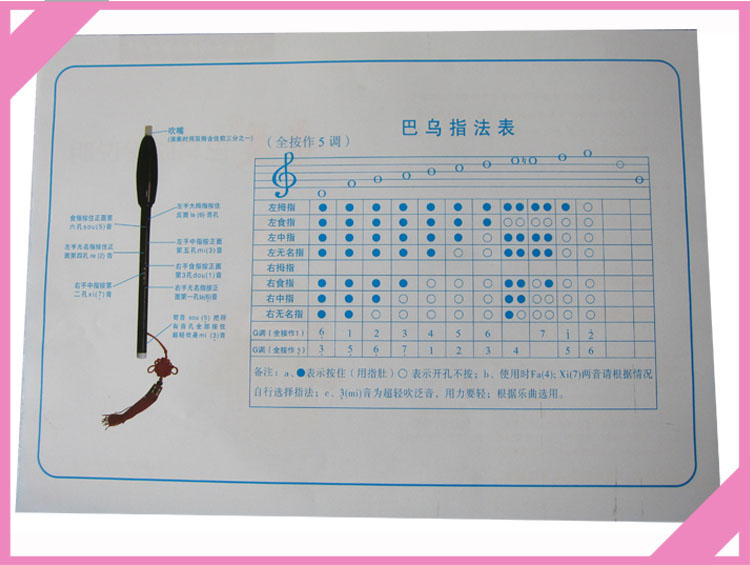 正品金灵竖吹巴乌c调降b调g调f调巴乌金灵乐器直销降b调巴乌塑盒吹奏
