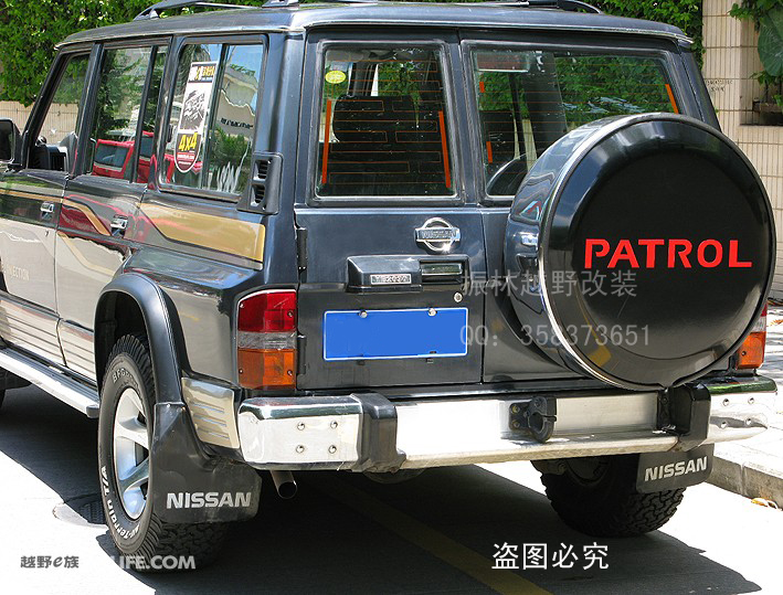 适用于 日产尼桑 老款途乐y60 y61 patrol 不锈钢备胎