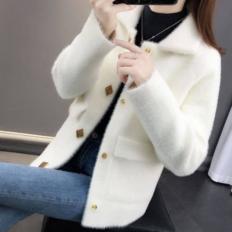 针织衫女外搭开衫毛衣女士外套秋装年新款毛衣外穿初秋上衣秋冬针织衫