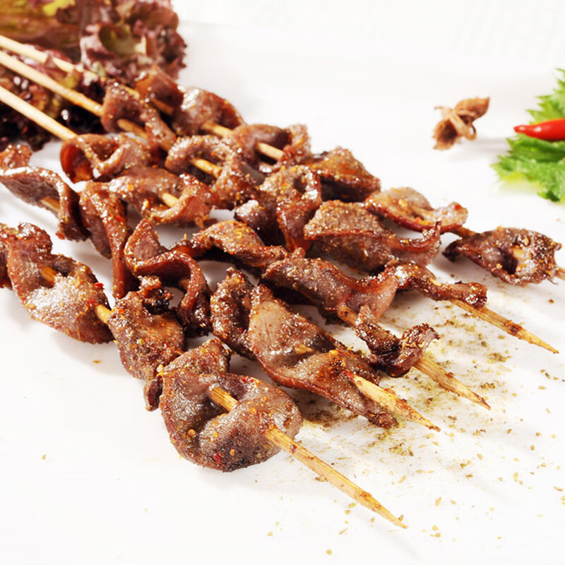 川香鸡胗串 鸡肉串 20串 bbq烧烤食材半成品 奥尔良口味鸡胗串