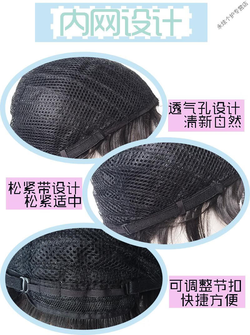 长直发假发头套时尚全头套自然逼真学生卷发网红浅棕色