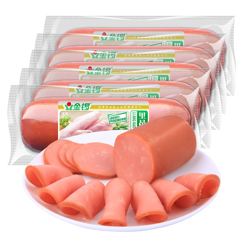 金锣里昂烤香肠220g/支切片麻辣烫炒菜食材即食香肠火腿肠 里昂烤香肠