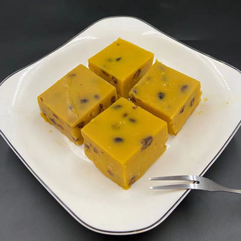 豌豆糕河南特产小吃豌豆馅豌豆黄豌豆沙传统糕点老式切糕零食红豆味2