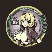 少女前线钥匙扣次元怪兽少女前线动漫同人胸章hk416ump9彩虹6号二次元