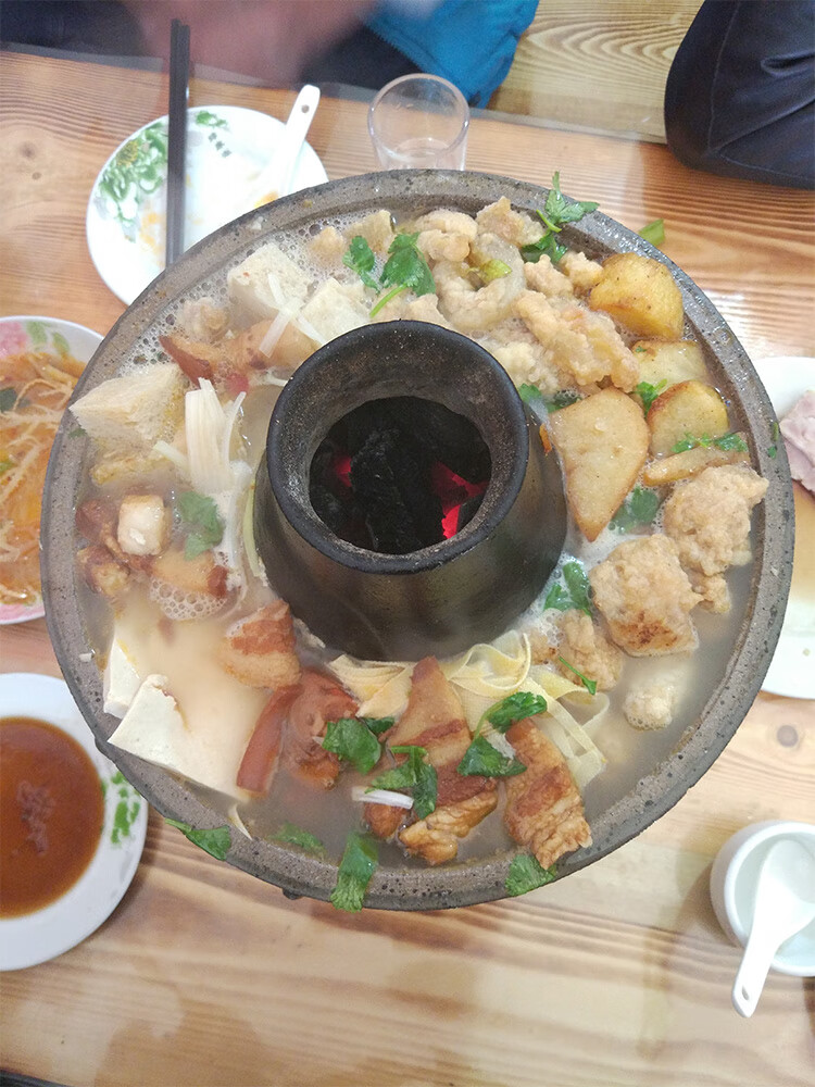 老式砂火锅炭火锅老式烧普通火锅炉土砂锅老北京涮羊肉全手工18升适合