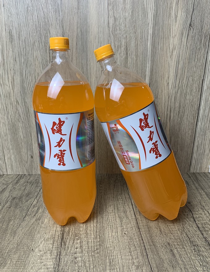 健力宝运动饮料橙蜜味整箱2升瓶大瓶家庭分享装碳酸饮料橙蜜味2升2瓶