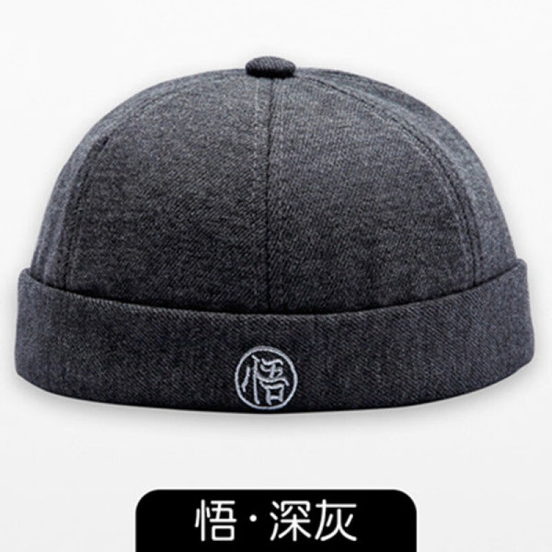 58cm标准码 品牌: paccroom 商品名称:地主帽成人男瓜皮帽子地主帽男