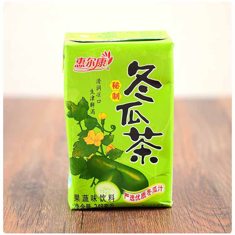 5折 冬瓜茶饮料整箱248ml*24盒装夏季果蔬饮品